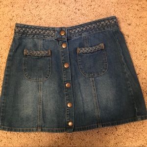 Kendall & Kylie Denim Skirt